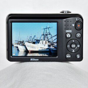 Nikon Coolpix Silver Digital Camera with Accessories